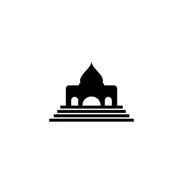 Mosque Vector Logo Illustration Symbol Design Template — Stock Vector