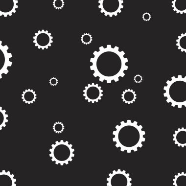 dişli logo vektör resimleme arkaplanı