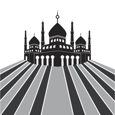 Cami vektör logosu, illüstrasyon sembolü tasarım şablonu.