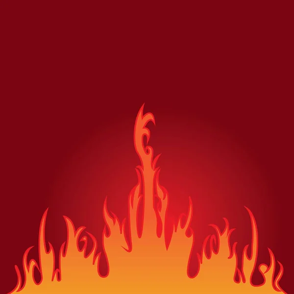 Fire Icon Vector Illustration Design Template — Stock Vector
