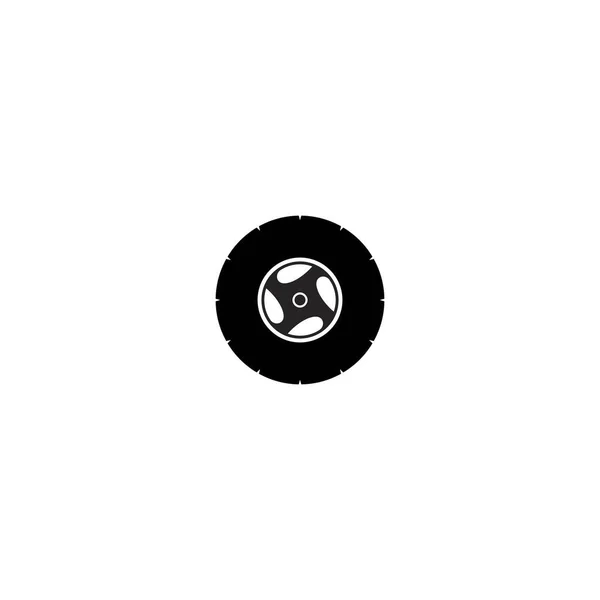 Mobile Tire Vector Icon Illustration Symbol Design — Stock Vector