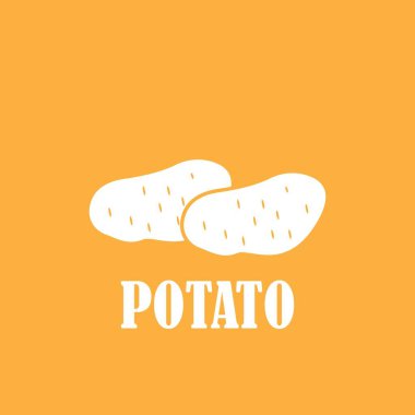 patates vektör resimleme basit tasarım.