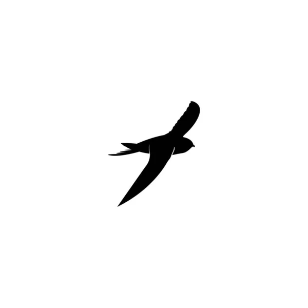 Swallow Logo Vector Illustration Design Template — Stock Vector