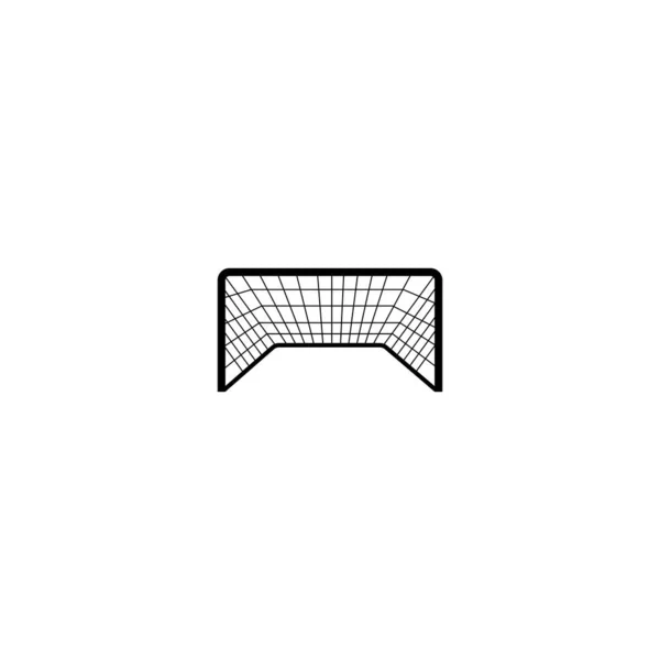 Goal Icon Vector Illustration Flat Design Background — Stock Vector