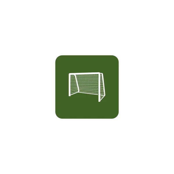 Goal Icon Vector Illustration Flat Design Background — стоковый вектор