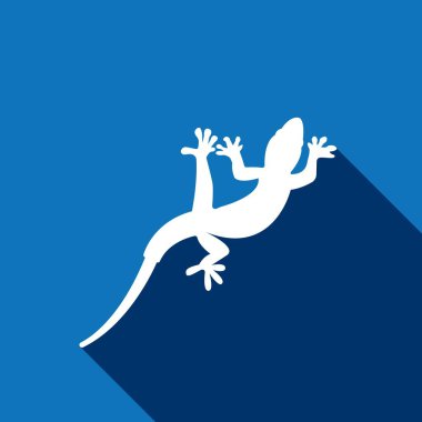 ev kertenkelesi vektör simgesi basit tasarım