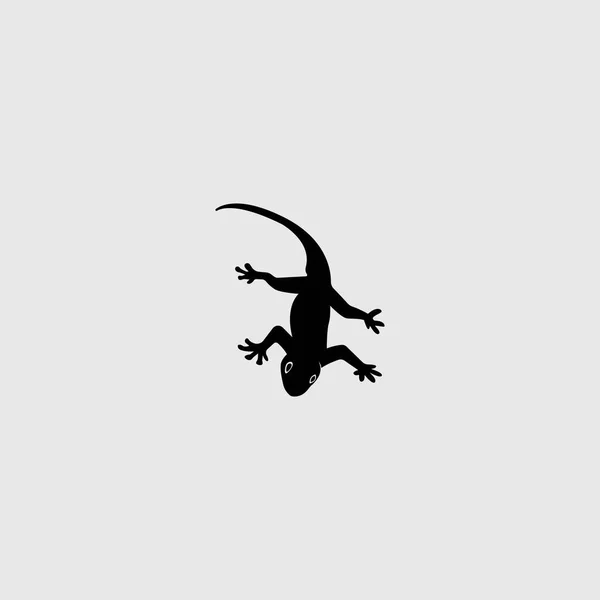 Casa Lagarto Vector Icono Ilustración Diseño Simple — Archivo Imágenes Vectoriales