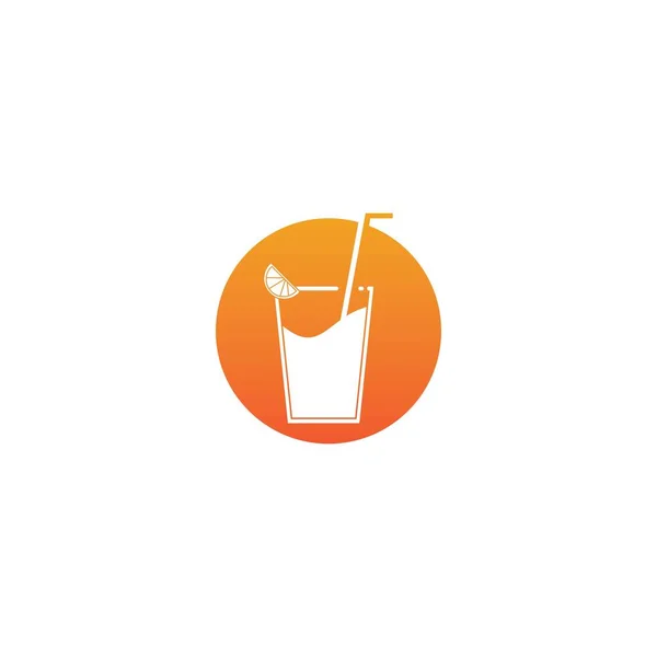 Oranje Sap Logo Vector Illustratie Ontwerp Template — Stockvector