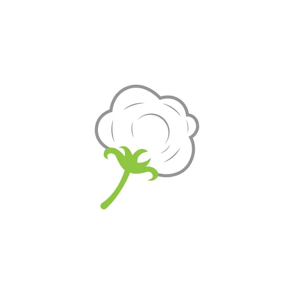 Cotton Vector Icon Illustration Simple Design — Image vectorielle