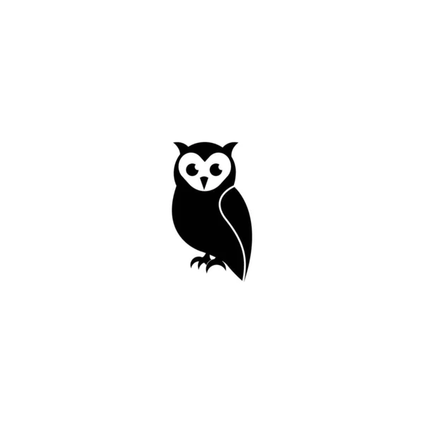 Owl Logo Vector Illustration Design Template — Stockvektor