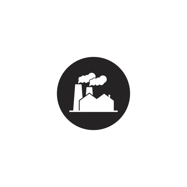 Industrial Factory Vector Icon Illustration Design Template — ストックベクタ