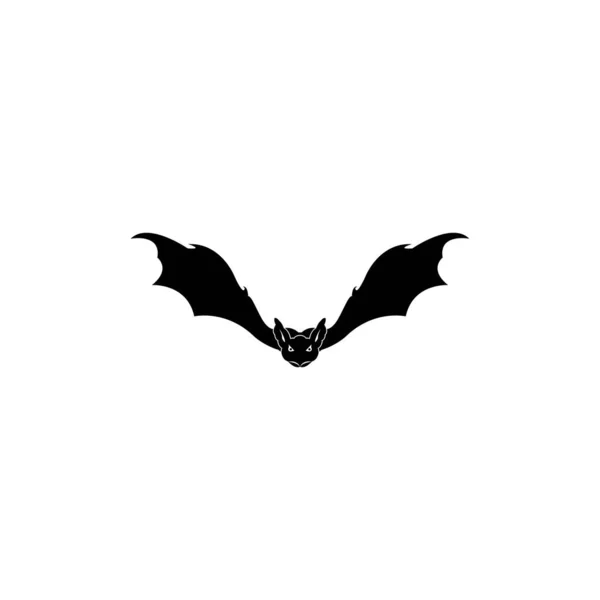 Vleermuis Logo Vector Illustratie Ontwerp Template — Stockvector