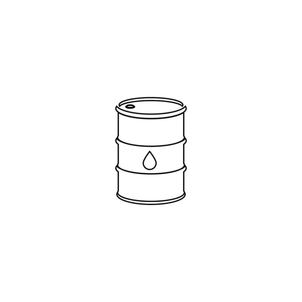 Oil Drum Icon Petroleum Symbol Illustration Logo Design — Stock Vector