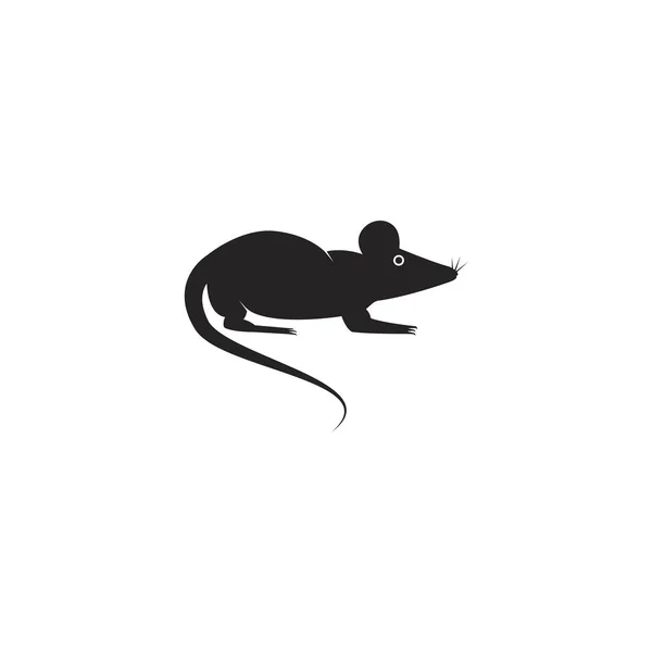 Ikon Tikus Vektor Ilustrasi Desain Simbol Hewan - Stok Vektor