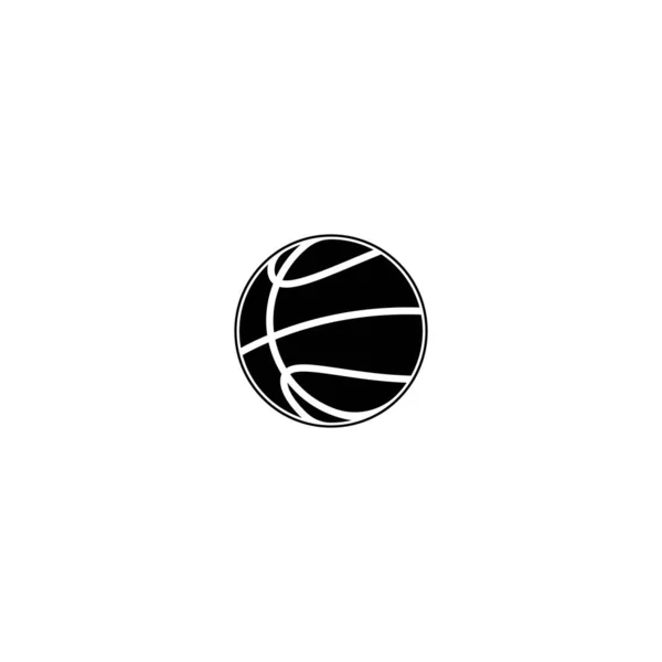 Ícone Basquetebol Desenho Logotipo Ilustração Vetorial —  Vetores de Stock
