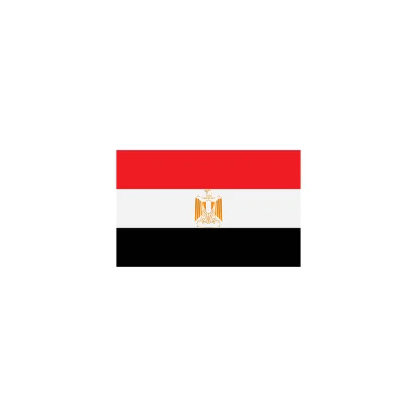 Egypt Flag Logo Vector Illustration Symbol Design — Vetor de Stock