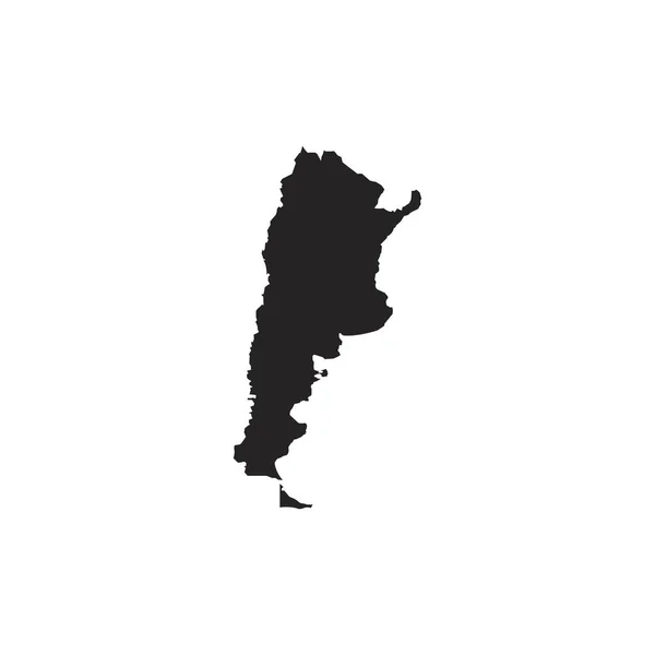Argentinië Kaart Logo Sjabloon Voor Vectorillustraties — Stockvector