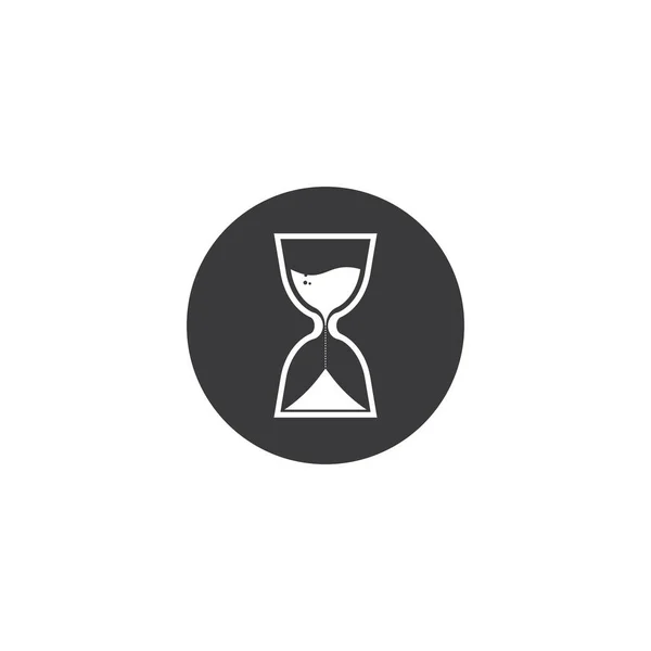 Піктограма Пісочного Годинника Векторна Ізольована Ілюстрація Символів Дизайн Фону — стоковий вектор