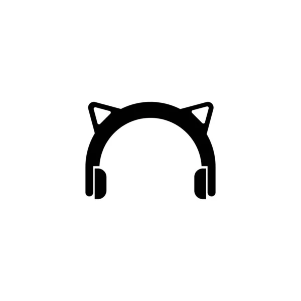 Headphone Icon Vector Illustration Symbol Design — Stock Vector