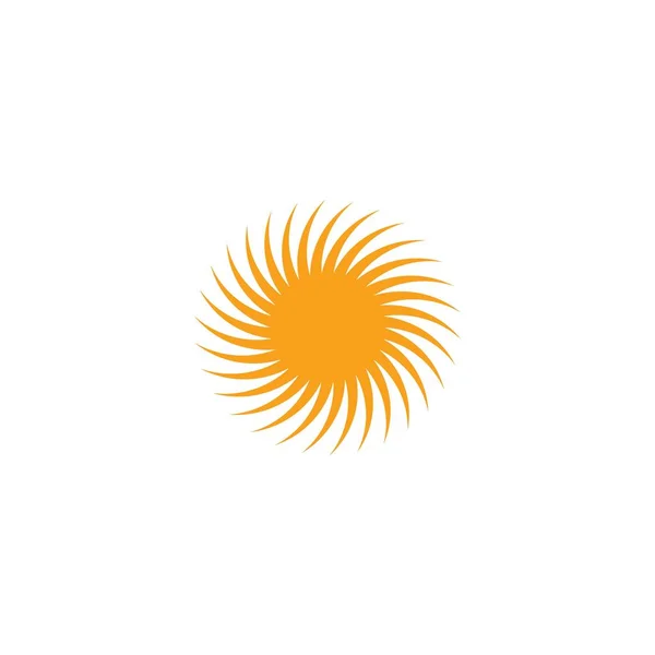 Sol Ícone Verão Desenho Logotipo Ilustração Vetorial —  Vetores de Stock