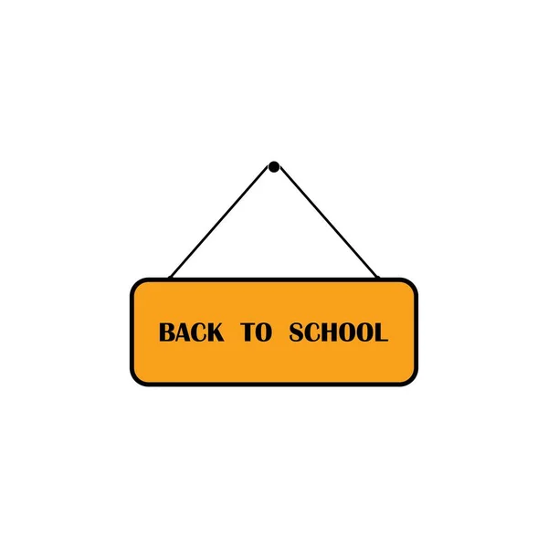 Back School Icon Vector Illustration Symbol Design — Wektor stockowy