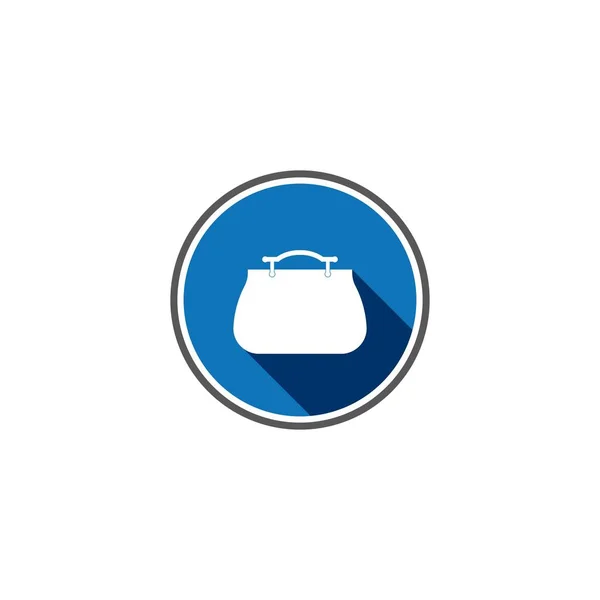 Tote Bag Logo Vettore Illustrazione Modello Design — Vettoriale Stock