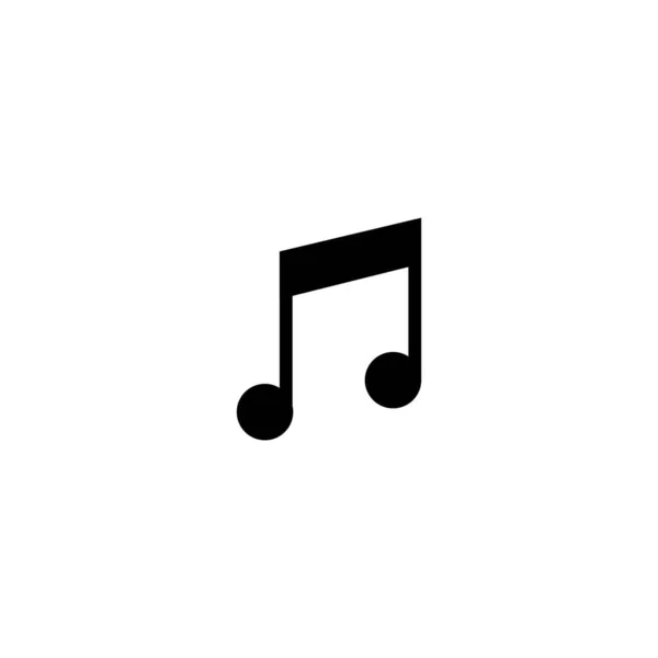 Musical Notes Icon Vector Illustration Symbol Design — Stockvector