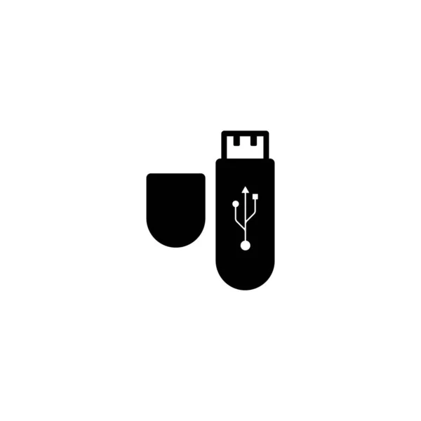 Usb Data Transfer Logo Vector Illustration Symbol Design — Stock Vector