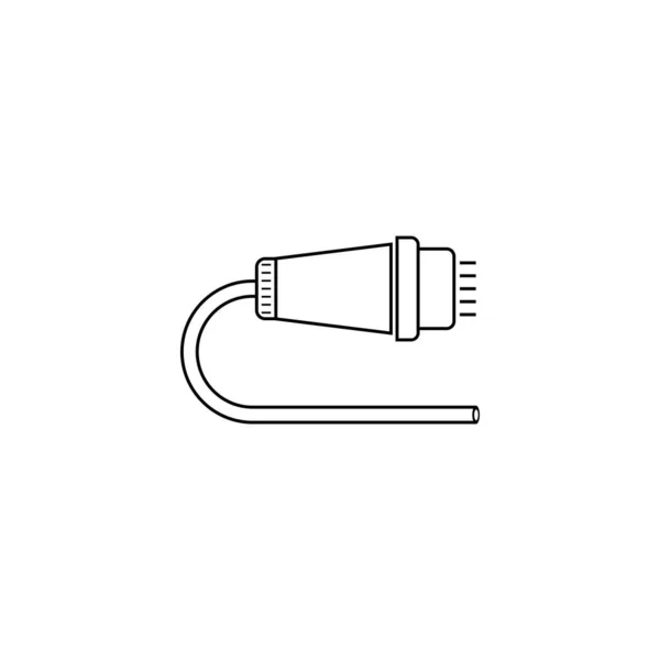 Fiber Optic Cable Icon Vector Illustration Symbol Design — Stock Vector