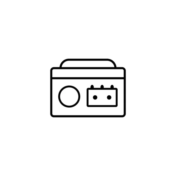 Cassette Icon Vector Illustration Simple Design — Διανυσματικό Αρχείο