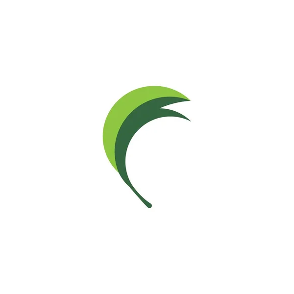 Leaf Icon Vector Illustration Simple Template Design — Stock vektor