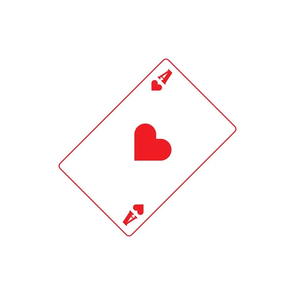 Playing Card Icon Vector Illustration Symbol Design — Image vectorielle