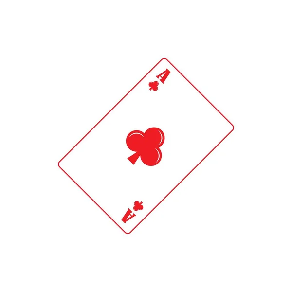 Playing Card Icon Vector Illustration Symbol Design — Image vectorielle