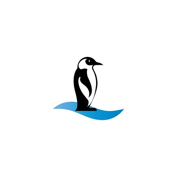 Penguin Icon Vector Illustration Logo Design — Stockvektor