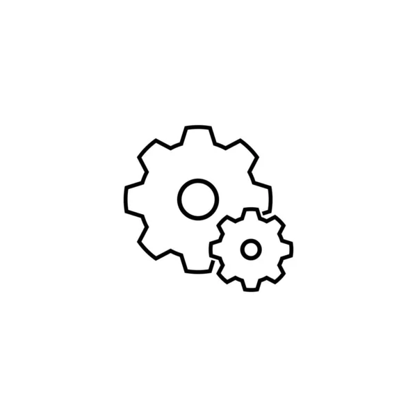 Gear Logo Vector Illustration Template Design — Image vectorielle