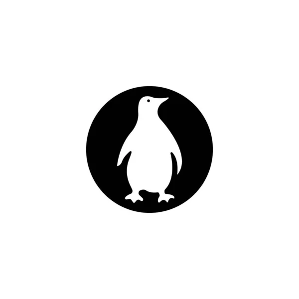 Penguin Icon Vector Illustration Logo Design — Vector de stock