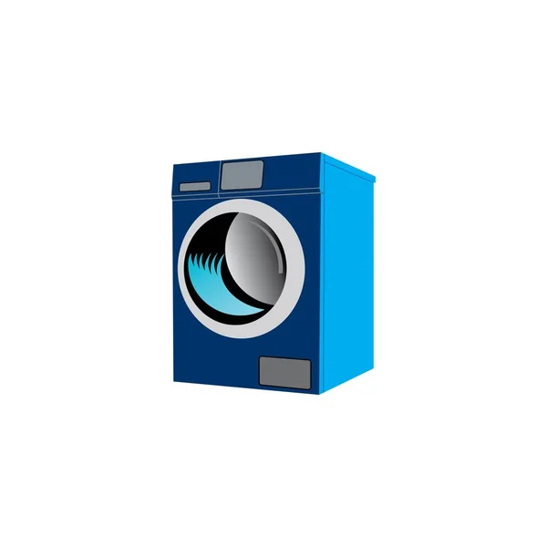 Washing Machine Laundry Icon Vector Illustration Template Design — Stock Vector