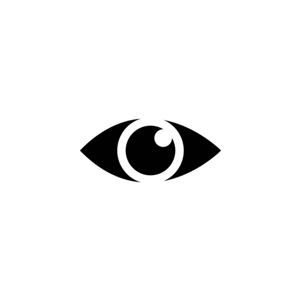 Eye Vector Icon Illustration Template Logo Design — Vetor de Stock