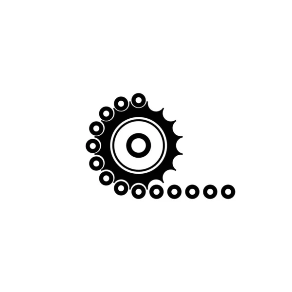 Шестерня Логотип Векторний Дизайн Шаблону Ілюстрації — стоковий вектор