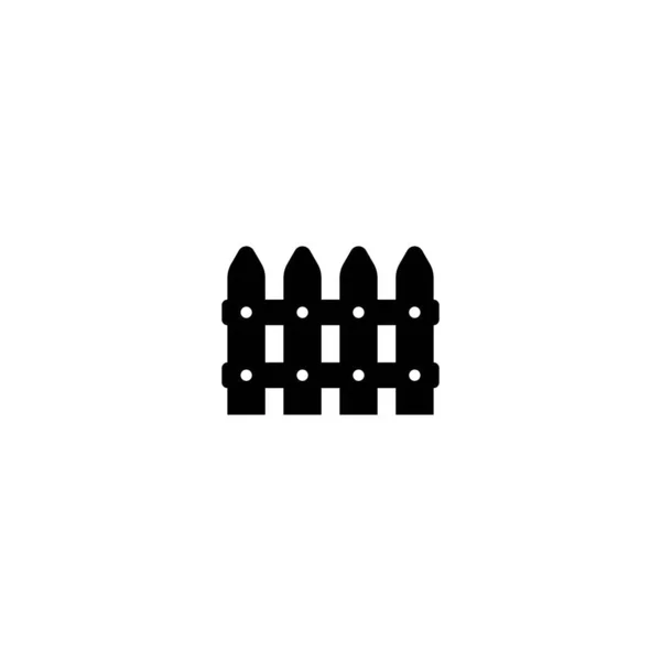 Fence Icon Vector Illustration Logo Design — Stockvektor
