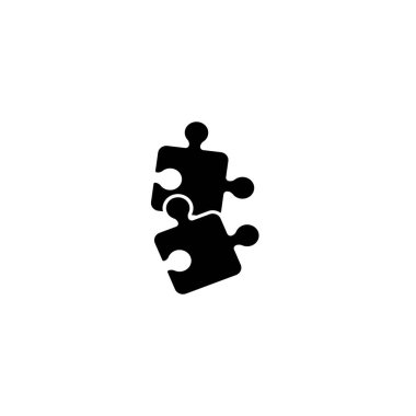 Puzzle icon. vector illustration logo design