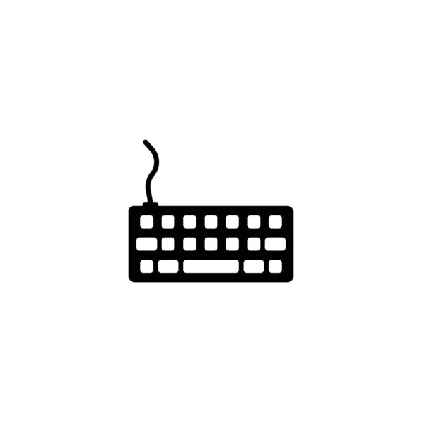 Keyboard Icon Vector Illustration Simple Design — стоковый вектор