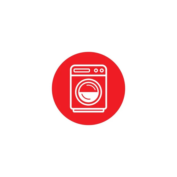 Washing Machine Laundry Icon Vector Illustration Template Design — Vector de stock