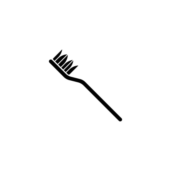 Значок Зубної Щітки Векторна Ілюстрація Дизайн Шаблону — стоковий вектор
