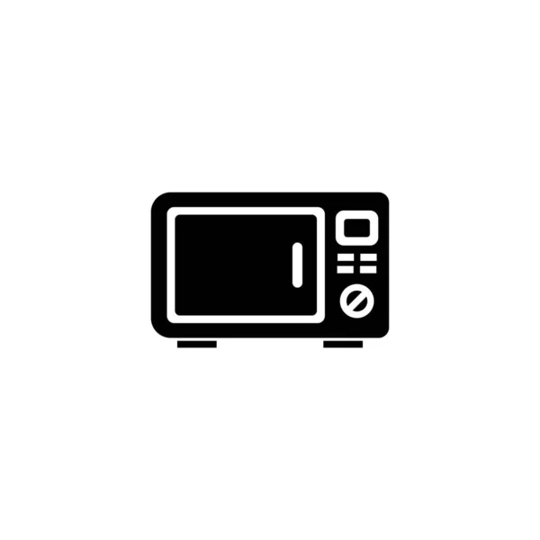 Microwave Icon Vector Illustration Logo Design — Stock Vector
