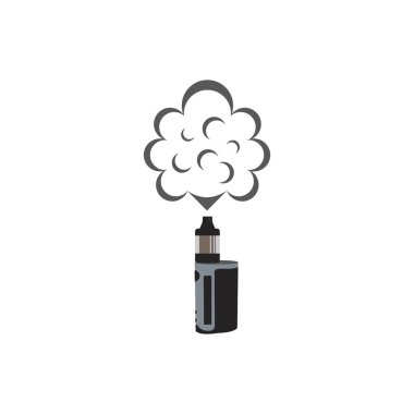 Vaping logo.vector illustration template design