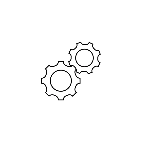 Gear Icon Vector Illustration Design Template — Stockvector