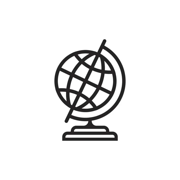 Globe Icon Vector Illustration Symbol Design — Vector de stock