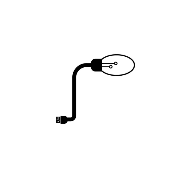 Usb Light Icon Vector Illustration Symbol Design — Image vectorielle