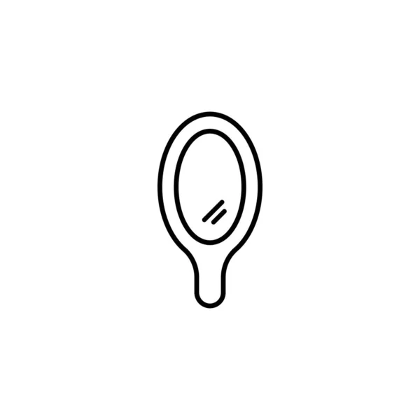 Макіяж Дзеркало Значок Векторна Ілюстрація Дизайн Символу — стоковий вектор